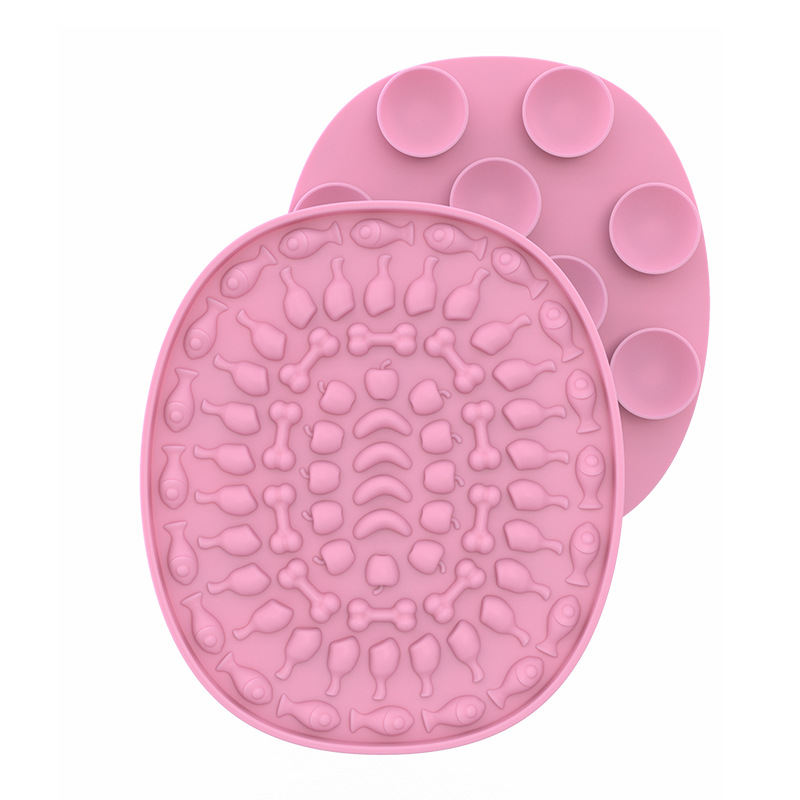 Pet Supplies Sucker Licking Pad Pet Placemat Silicone Slow Food Pad Slow Food Pad Dog Licking Pad — image 5