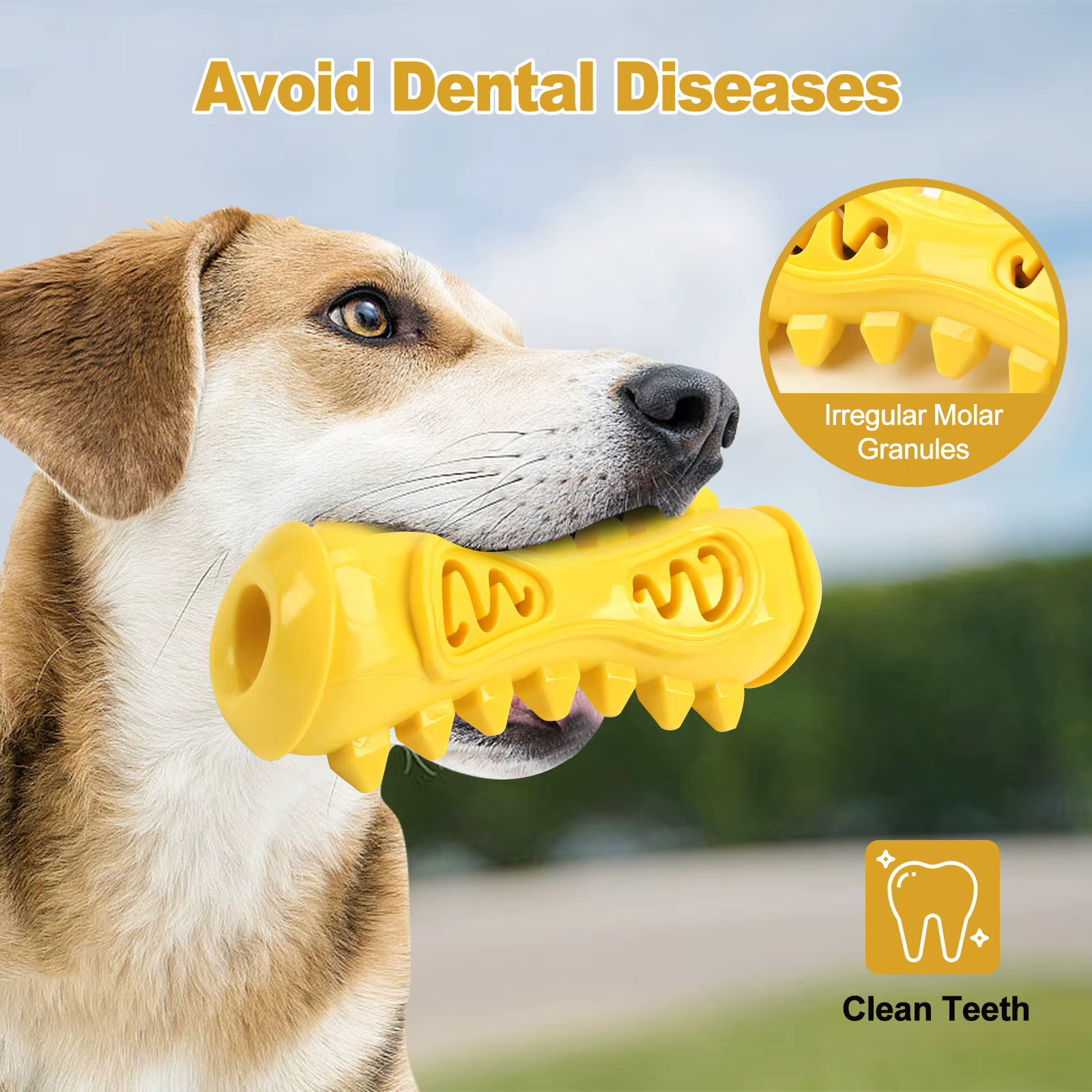 Bone shape Dog Chewing Toys Teeth Grinding Toys Food Leaker Teeth Cleaning Bite-resistance Interactive Training Pet Supplies — image 2