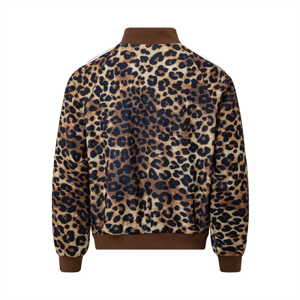 Loose stand up leopard print jacket — image 3