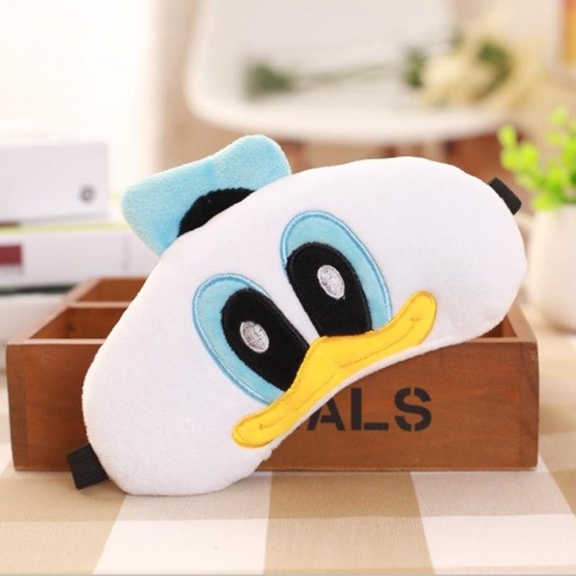 1p bunny / Totoro / fox / lazy sleep mask on holiday travel, relax, sleep aid blindfolded ice cover eye patch sleeping mask cov — image 9