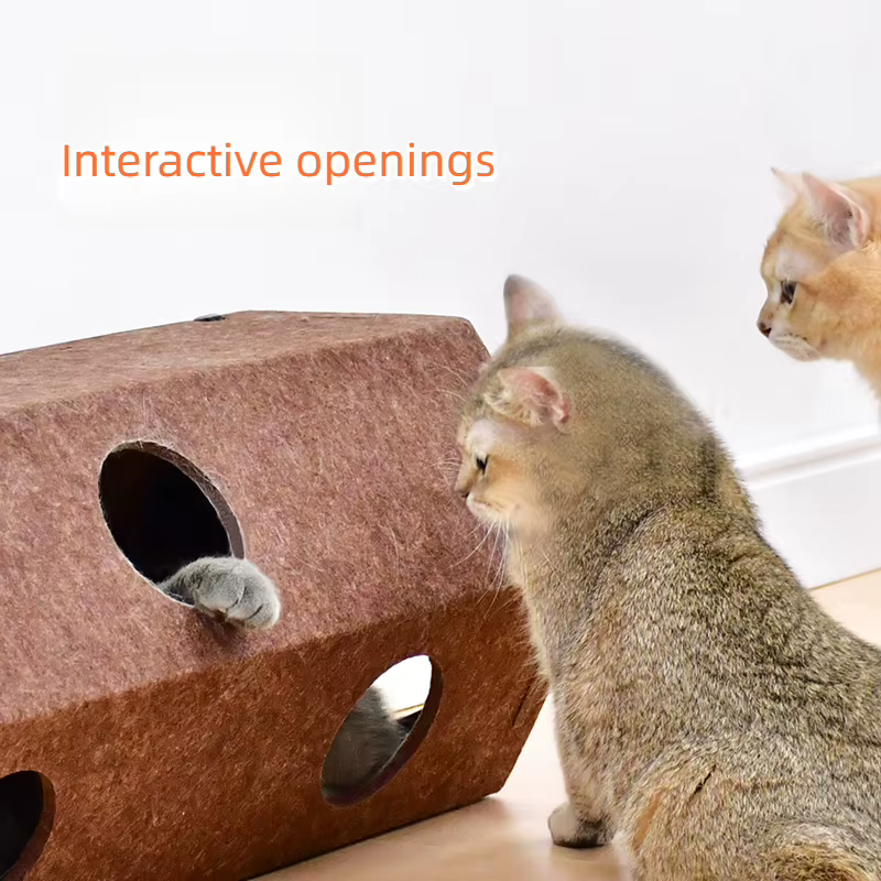 Túneles de Juguete para Gatos en Indoors - Tubos Reutilizables para Comportamiento Natural — imagen 5