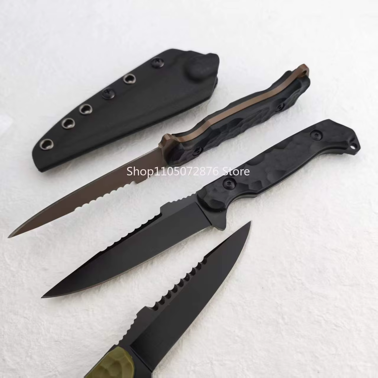 7Cr13Mov Blade Portable Wilderness Cutting Knife High Hardness Hiking Cutter Outdoor Camping Fishing Straight Knife EDC Knife — image 6