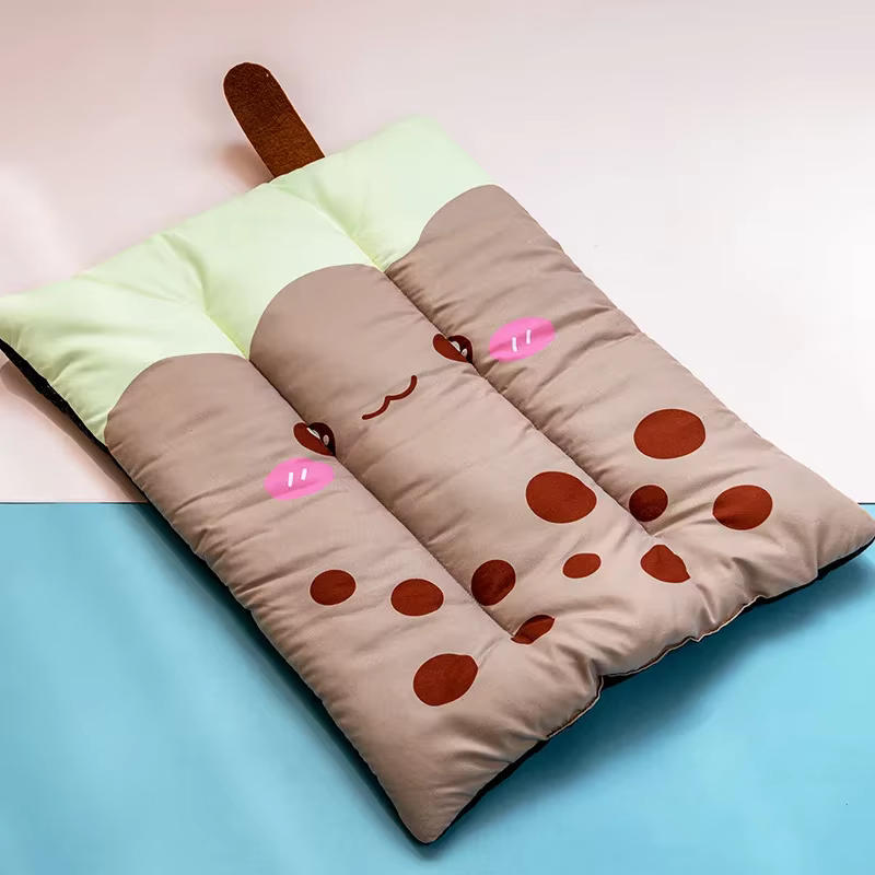 Pet Mats Soft and Breathable in Spring and Summer Cat Mats Cool Feeling Dog Floor Mats Nest Mats Sleeping Mats Pet Supplies — image 4