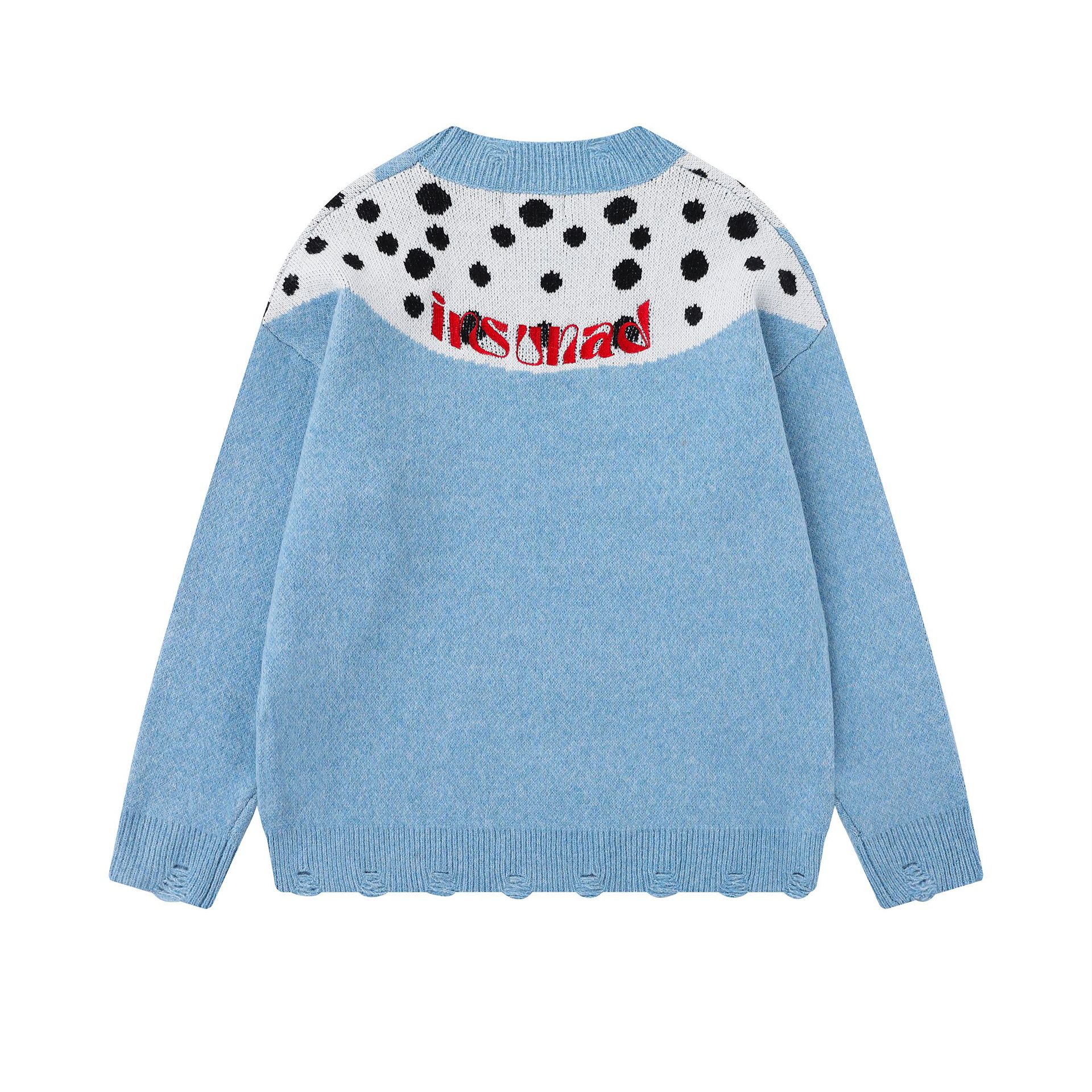 Embroidered puppy jacquard sweater — image 3
