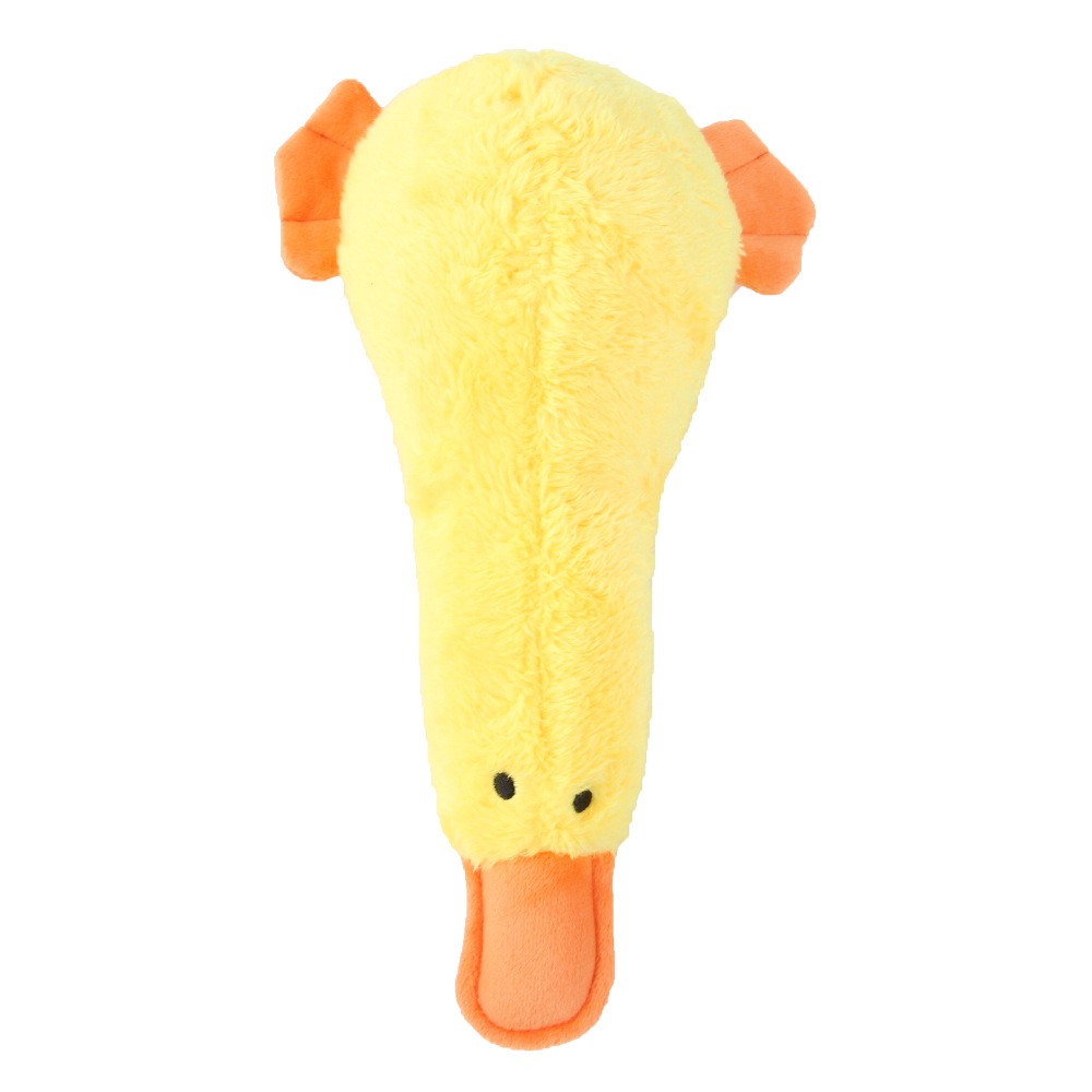 Juguetes de peluche con sonido para mascotas - Perro muerde a pato con alas de cartón — imagen 5