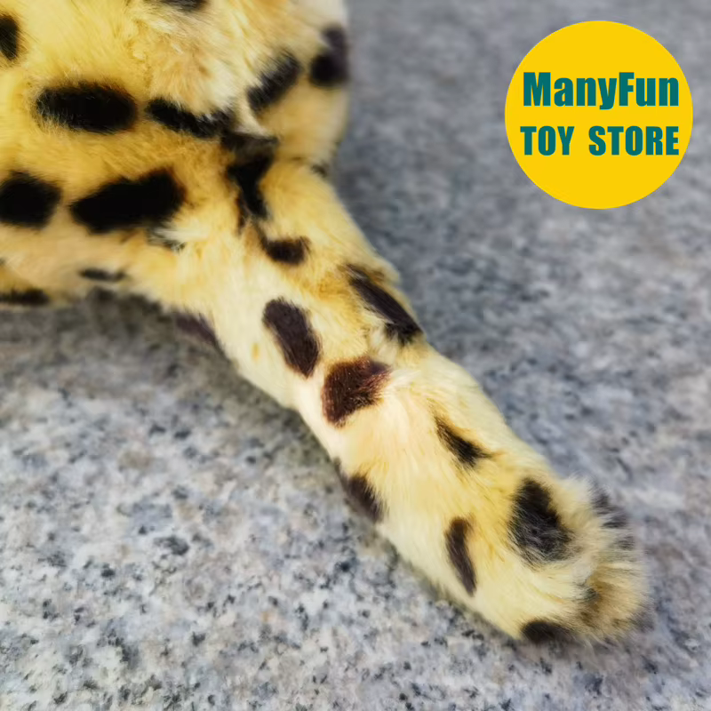 Osito de Leopardo Realista con Manchas: Peluche de León y Tigre del Desierto para Amantes de los Felinos — imagen 5