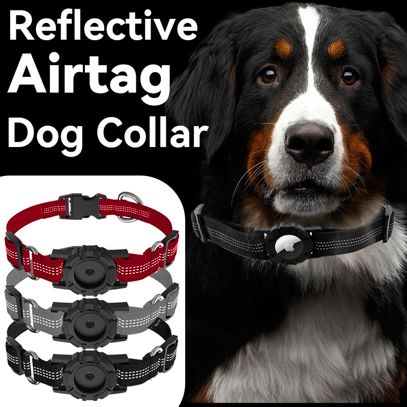 For Apple Air Tag Protective Collar Positioning Tracker Portable Anti-Lost Dog Collar Protective Cover — image 5