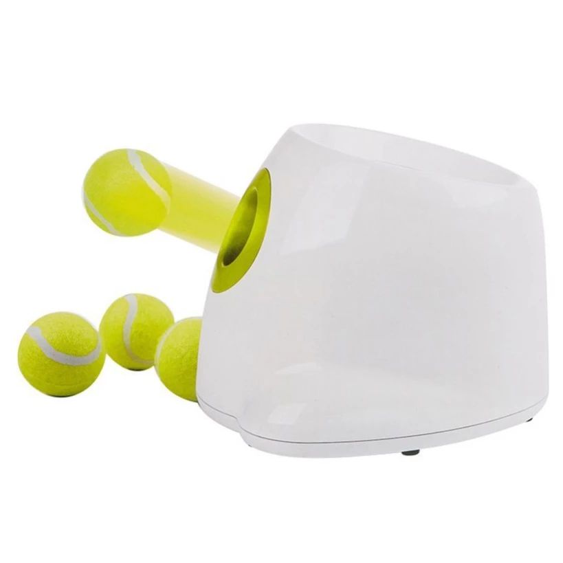 Lanzador Automático de Pelotas para Mascotas Interactivo con Red y Bola — imagen 4