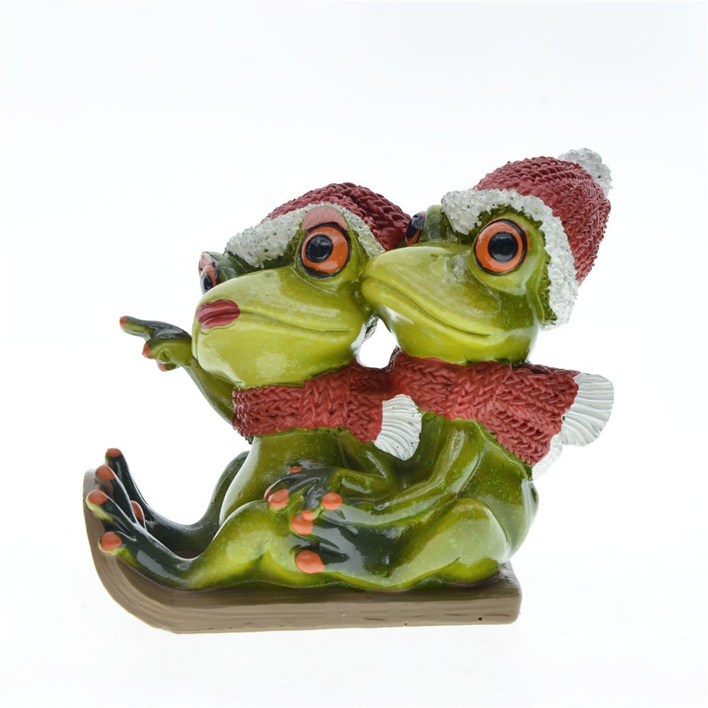 Garden Decoration Couple Frog Resin Craft Decoration — imagen 5