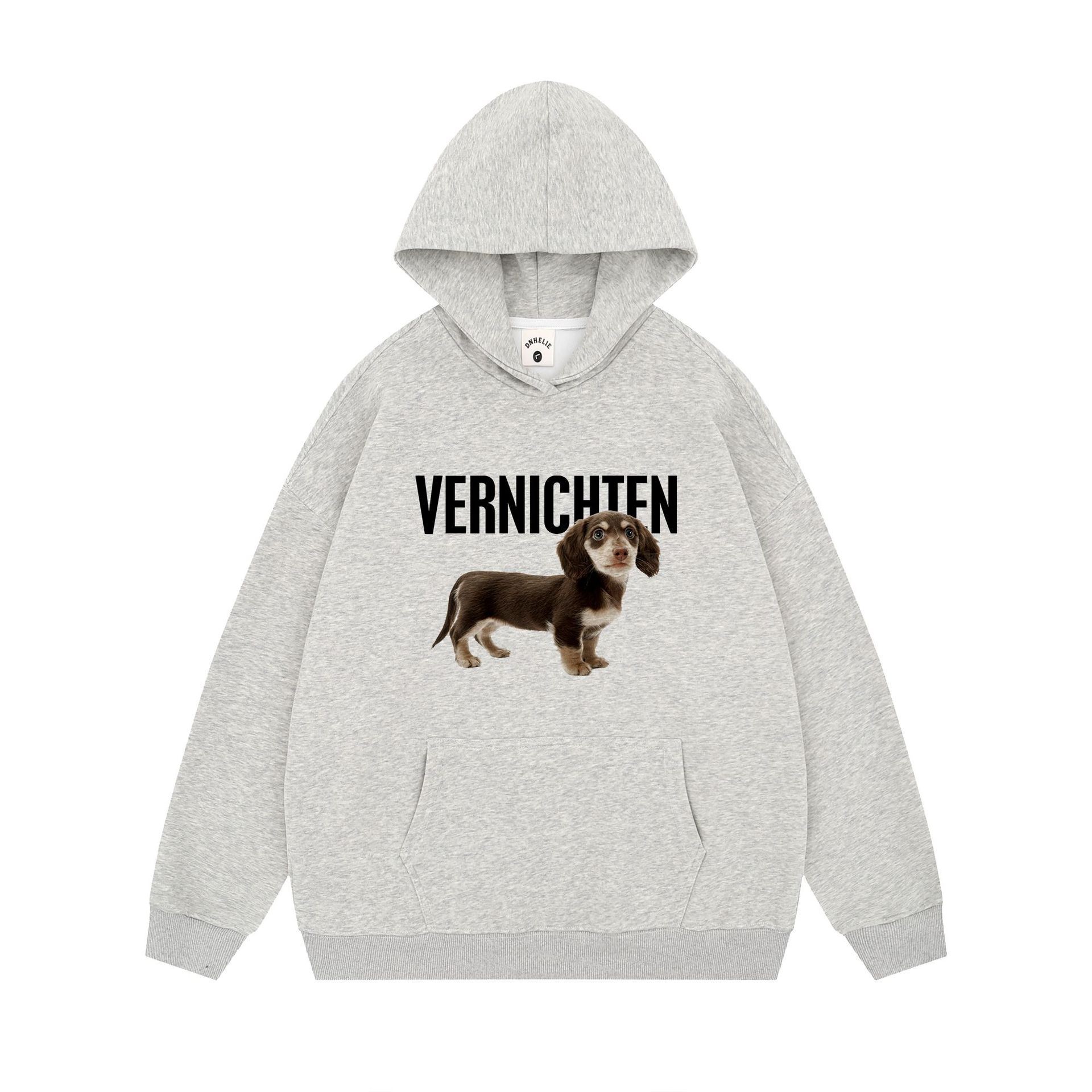 Cute Dog Design Hooded Sweatshirt — image 3