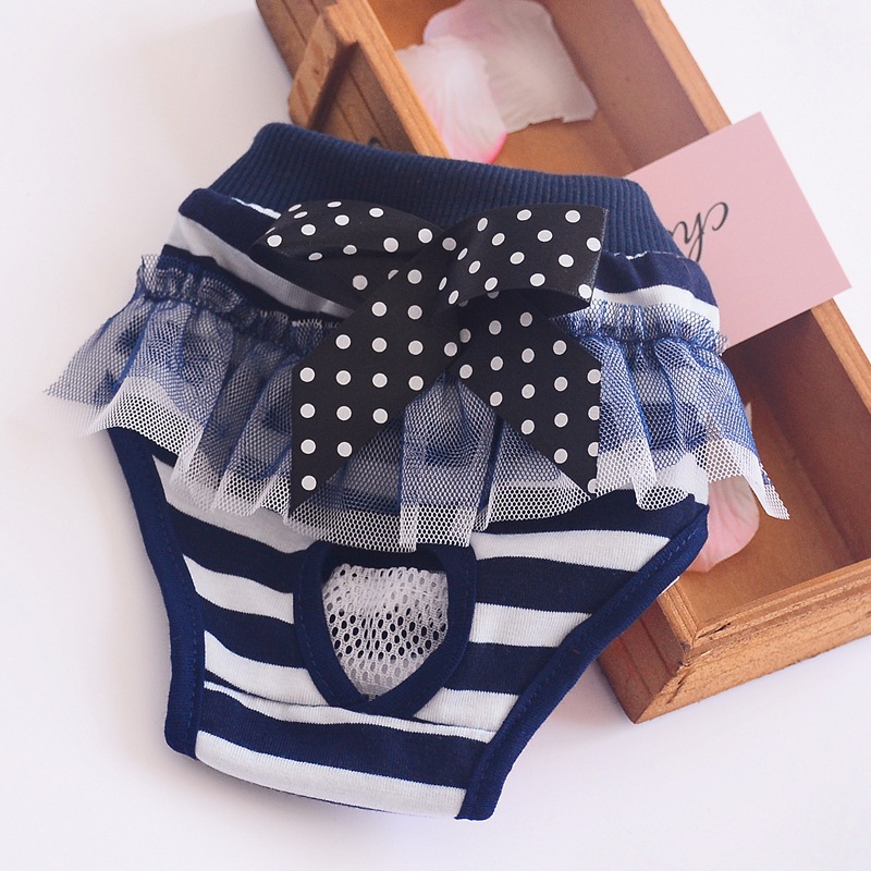 Pet Teddy Little Bitch Dog Physiological Pants Female Dog Aunt Pants Sanitary Pants Menstrual Pants Safety Pants Underwear — image 5