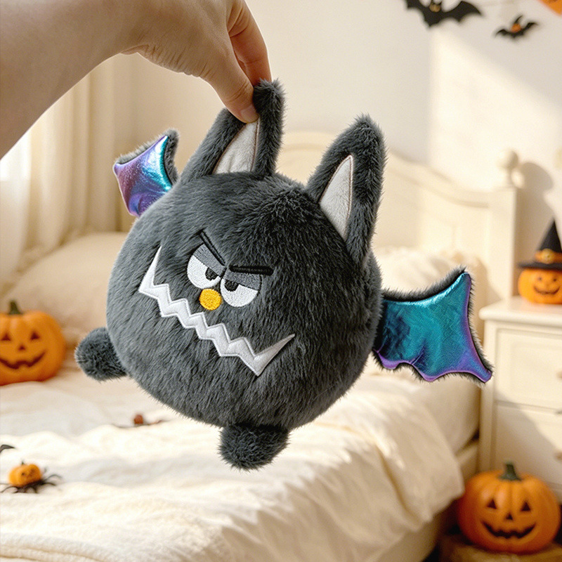 Muñecos de Peluche de Serie Halloween: Calabaza, Araña divertida, Murciélago, Fantasma y Muñeca de Bruja — imagen 8