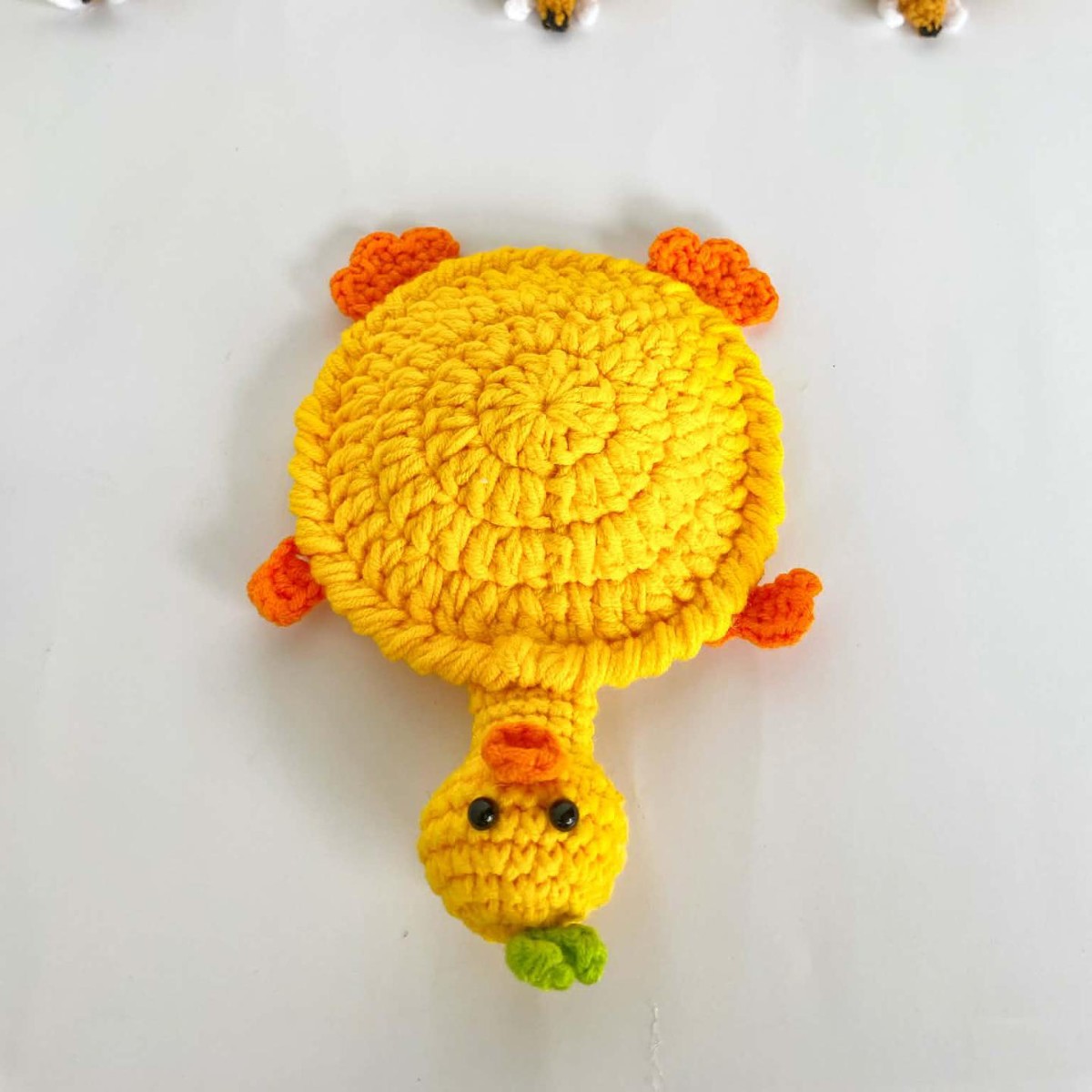 Handmade Crochet Animal Coasters Turtle Squirrel Heat Insulating Pad Creative Desk Coaster Home Decor — image 9