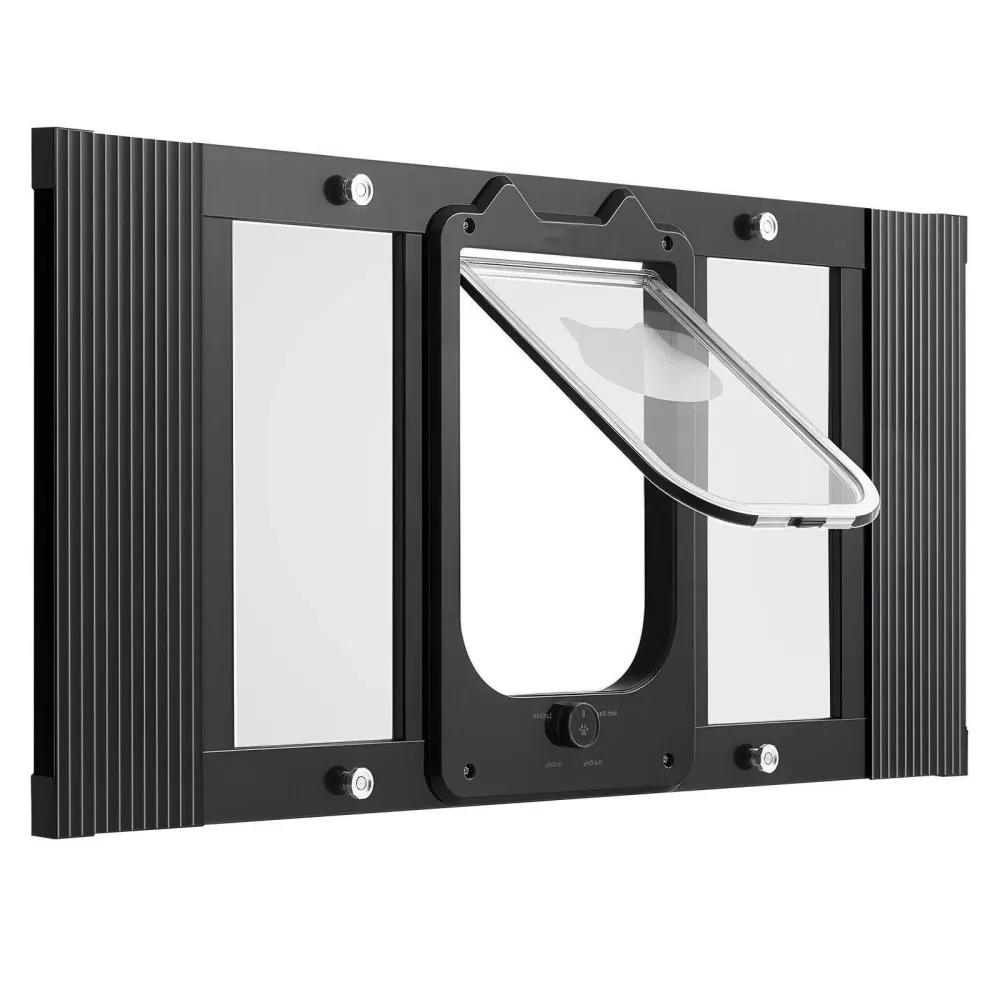 Cat Door for Window with Adjustable Length for Indoor — imagen 4