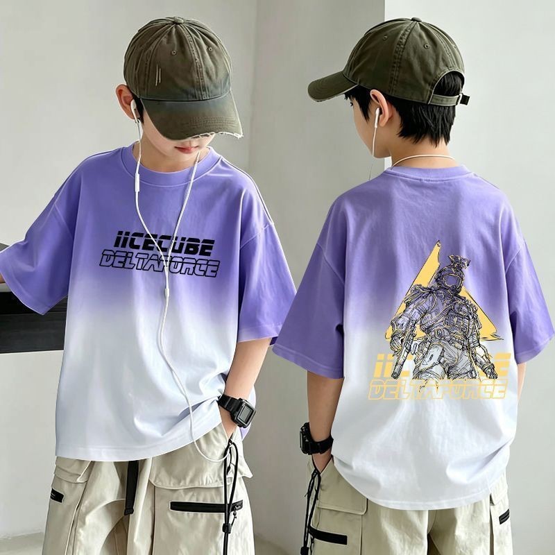 Cool Dragon Short Sleeve T-Shirt for Boys — image 20