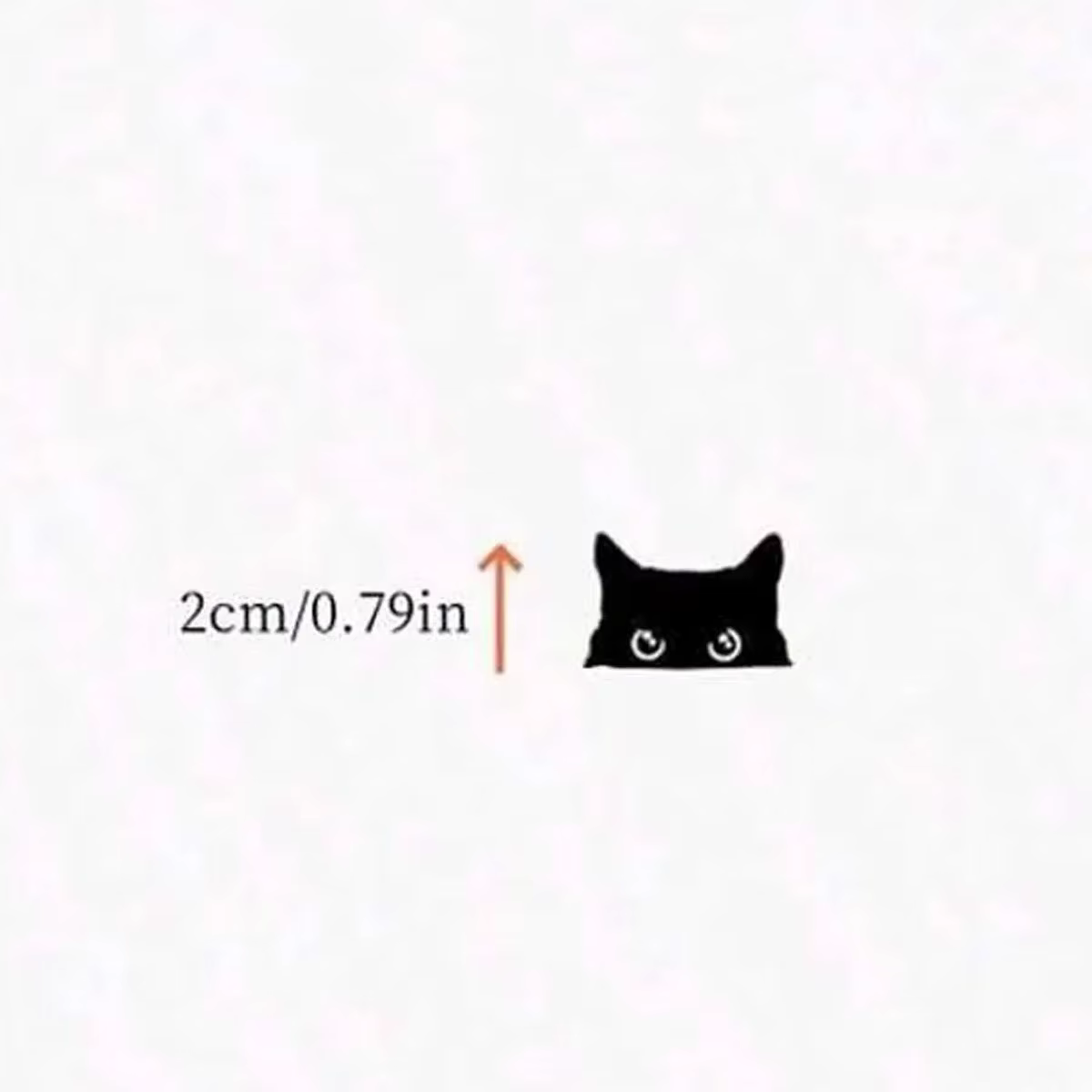 Decal de Gato Mirando: Adhesivo para Vehículos, Computadoras y Muebles — imagen 3