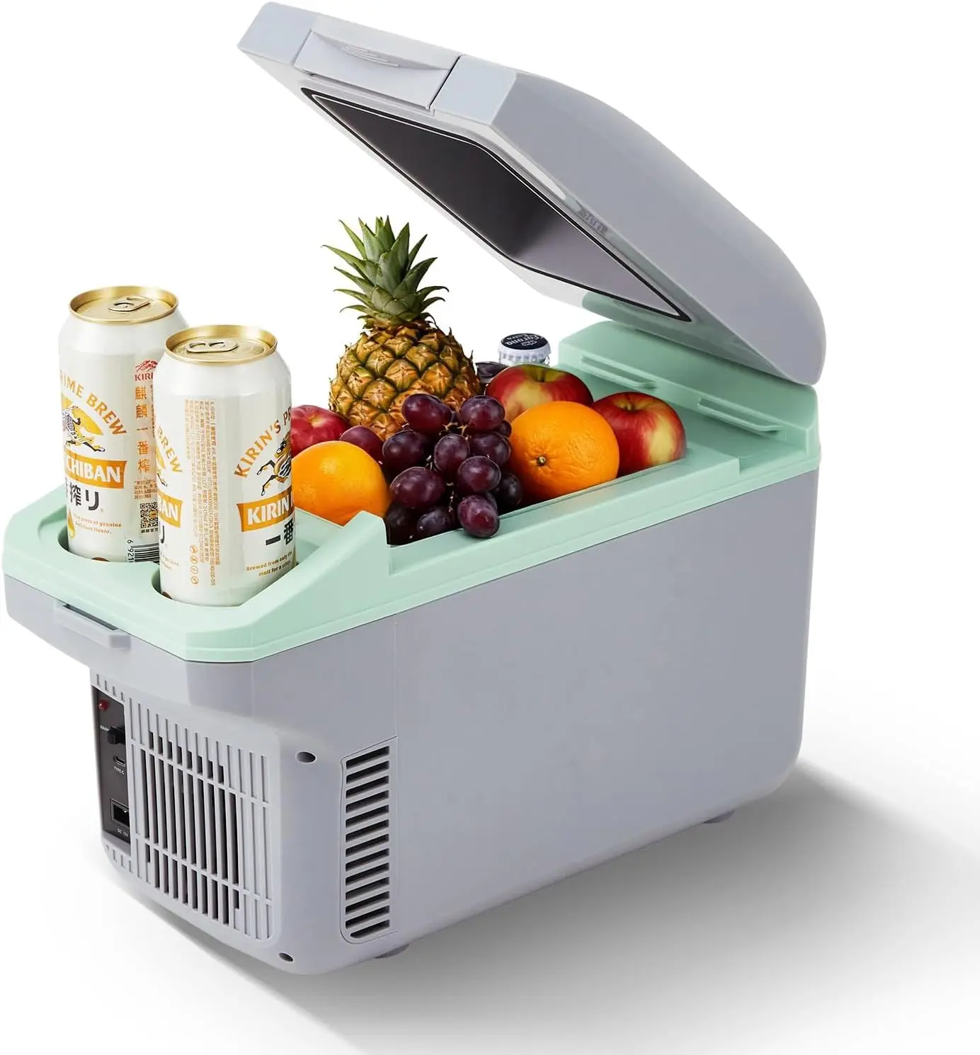 Tacleekii 8L Electric Car Refrigerator Portable Mini Fridge Cooler & Warmer 32°F-122°F Travel Fridge for Road Trips, Camping, Beach & Tailgating — image 1