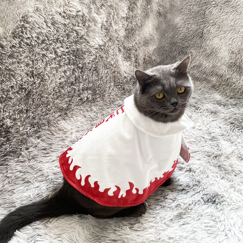 Naruto Seventh Generation Ninja Cat Cloak Pet Supplies Dog Home Air Conditioned Room Clothes Cos Dress Up — image 4