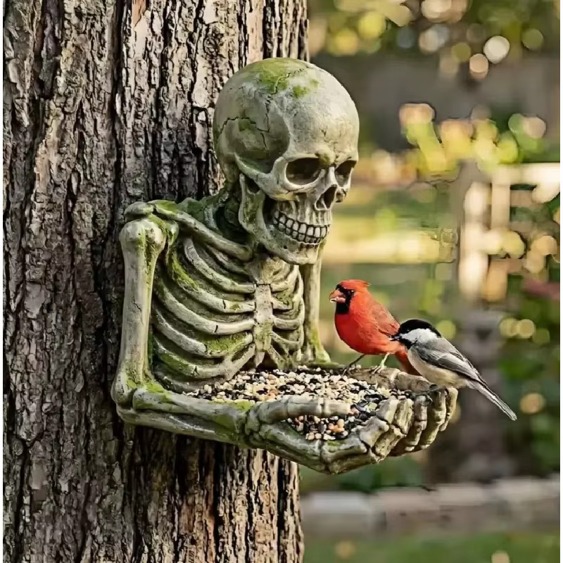 Comedor de Pájaros Colgante Bigfoot de Pascua - Decoración Creativa para Jardín y Patio Resistente al Clima — imagen 2