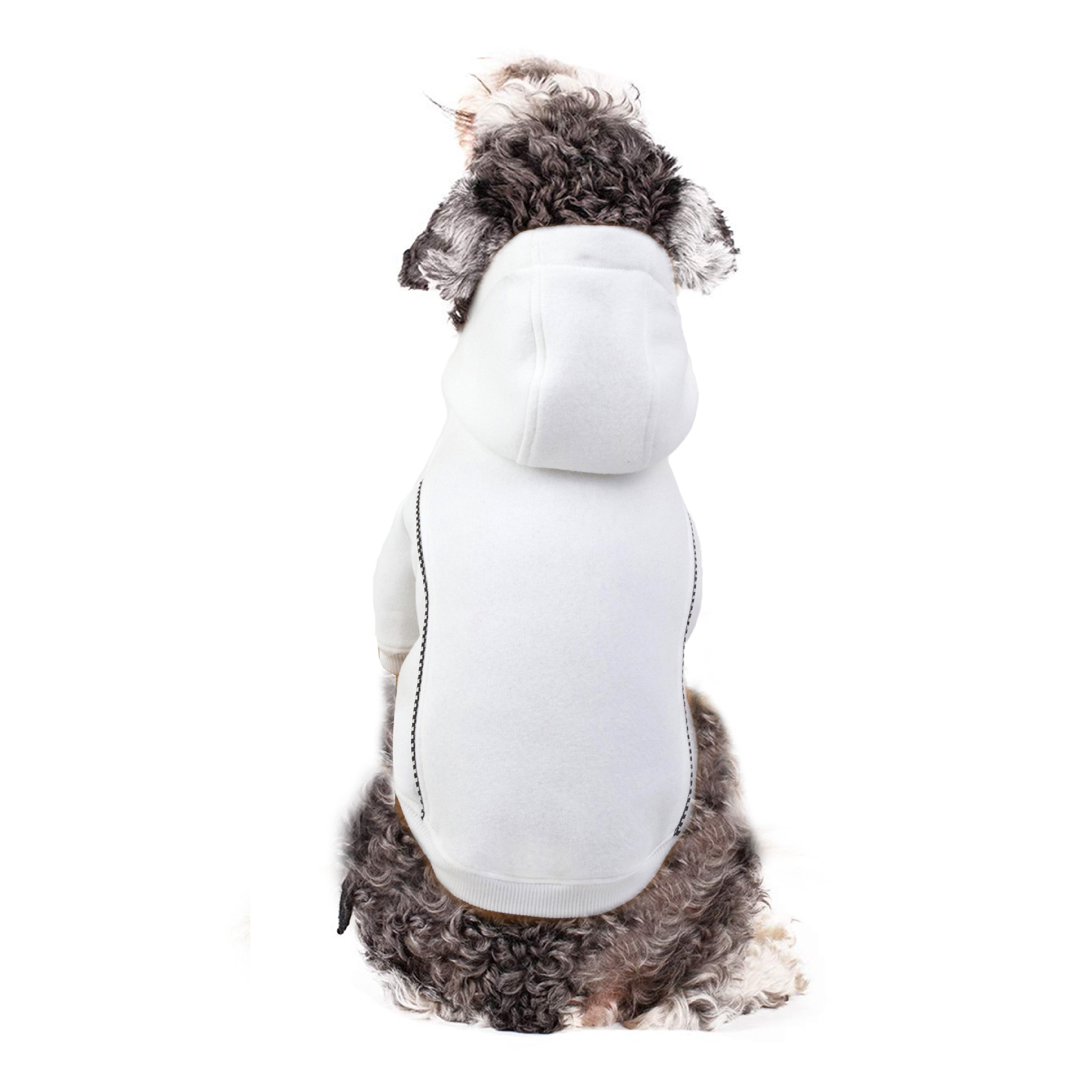 Autumn And Winter Pet Fleece Hooded Bud Sweater Cotton Comfortable Two-Legged Dog Clothes — image 5