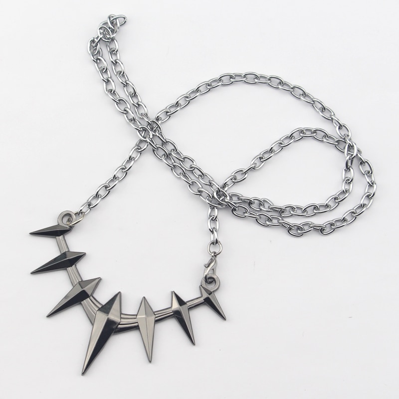 Collar de Pantera Negra Marvel - Pendiente para Hombre de Cadenita Metálica — imagen 2