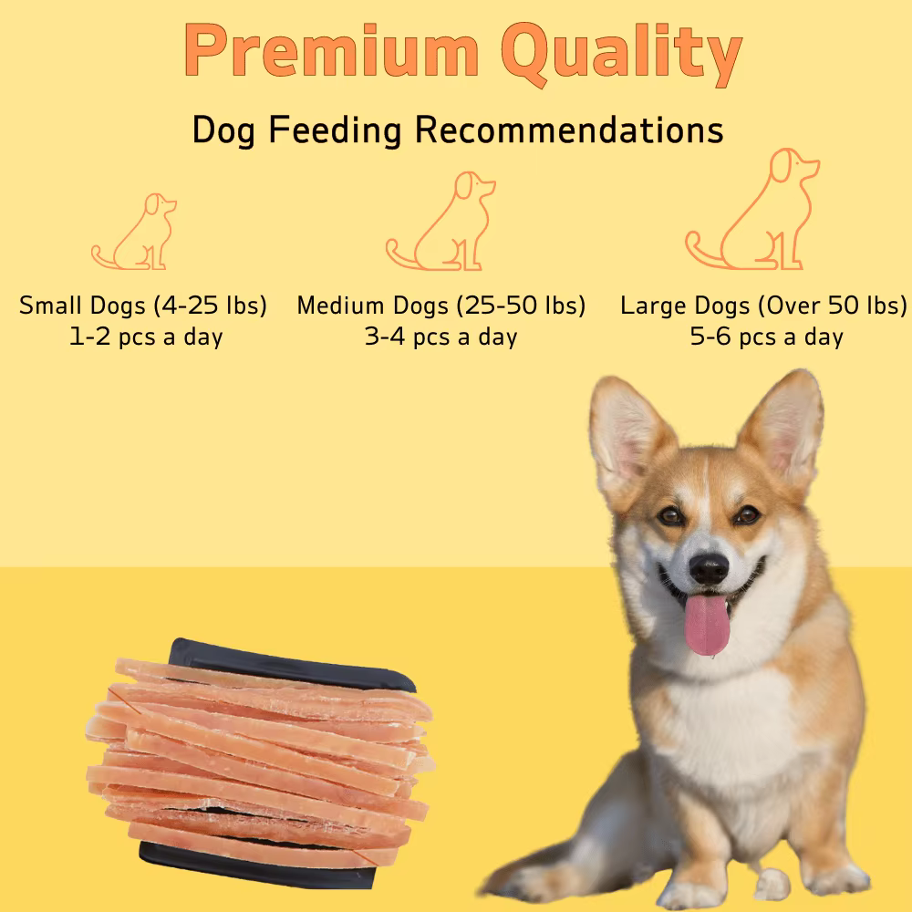 Jerky de Pollo 200g/400g, Ingredientes 100% Naturales, Golosinas Naturales para Perros, Saludable, Fácil de Digerir — imagen 3