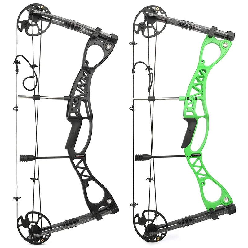 Arco Compuesto de Arquería 0-70Lbs, Longitud de Tiro Ajustable, para Caza y Tiro con Flecha al Aire Libre, Accesorios de Arquería — imagen 1