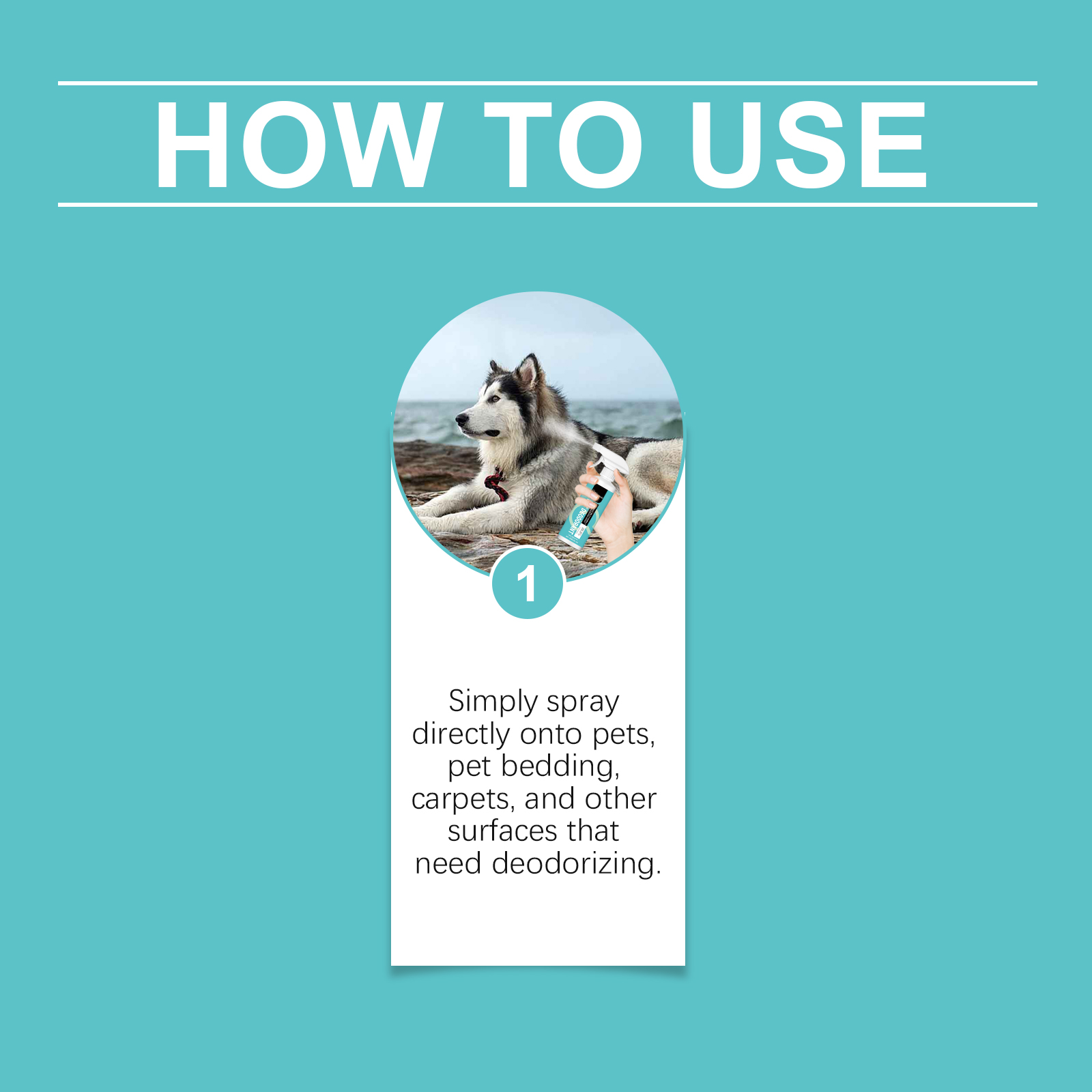 Spray de Odor para Mascotas Yegbong - Elimina Olores Instantáneamente y Protege la Salud Animal — imagen 7
