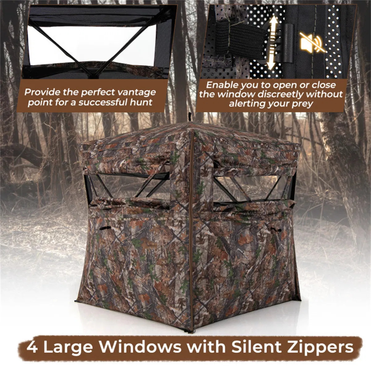 Outdoor hunting tent one-way transparent — image 5