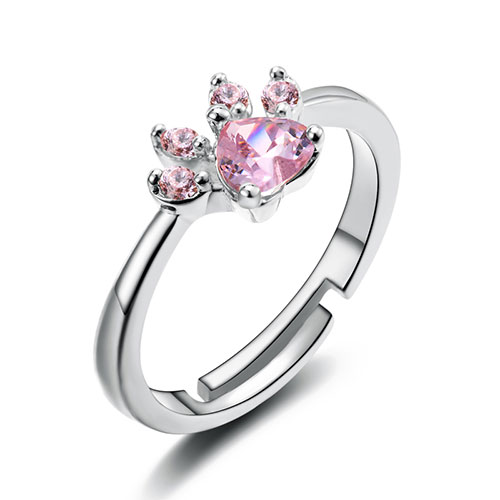 Anillo de Garra de Gato, Oso y Perro para Mujer - Conjunto de Joyas de Moda — imagen 13