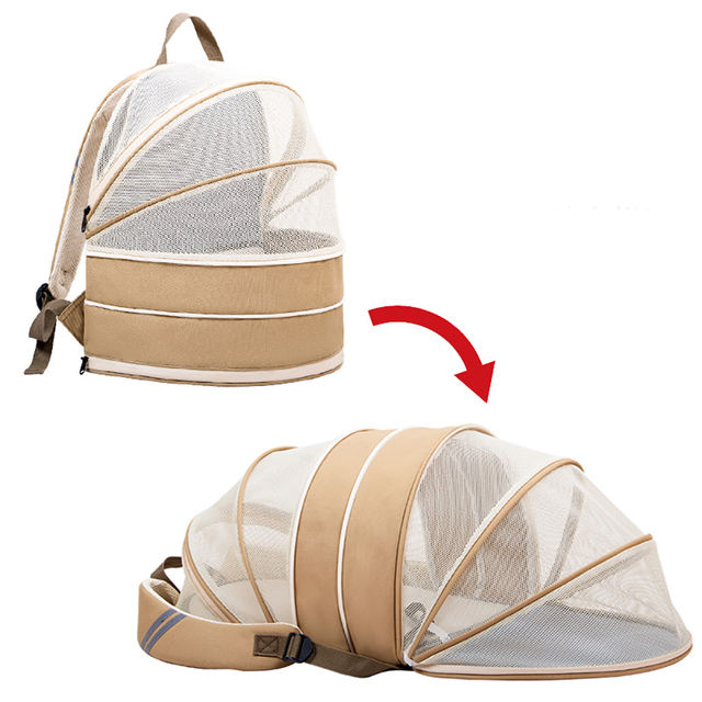 Cat Bag Expandable Out Portable School Bag Cat Cage Shoulder Backpack Pet Bag Summer Breathable Cat Out Backpack — image 7