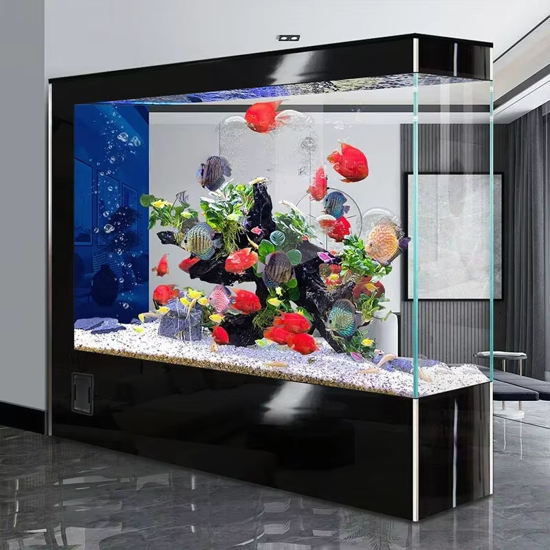 Tanques de Peces Grandes Simples Translúcidos Resistentes Multifuncionales para Peces y Mascotas Acuáticas Suministros de Animales de Compañía — imagen 1