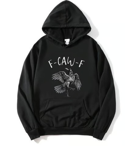 Crow Print Hoodie Sweatshirt Men's Casual Sportswear — image 7