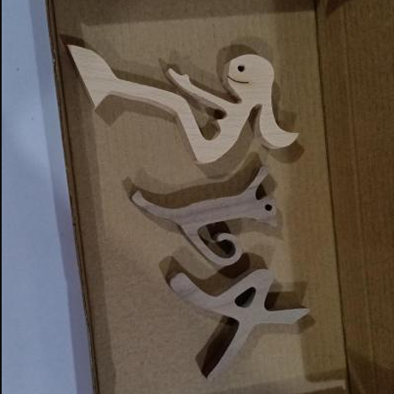 Escultura de Madera para Decoración de Hogar con Perro y Dueño - Regalo de Navidad para Amantes de los Animales — imagen 60