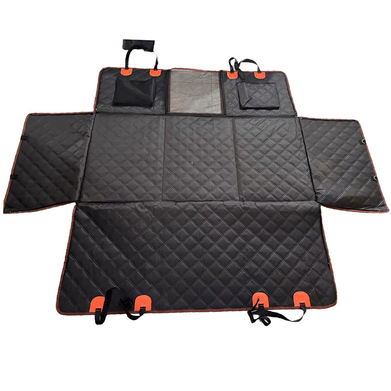 Dog Car Hammock Seat Cover, Waterproof 600D Oxford Fabric Pet Seat Protector for Back Seat, Scratch Proof & Anti-Slip — image 1