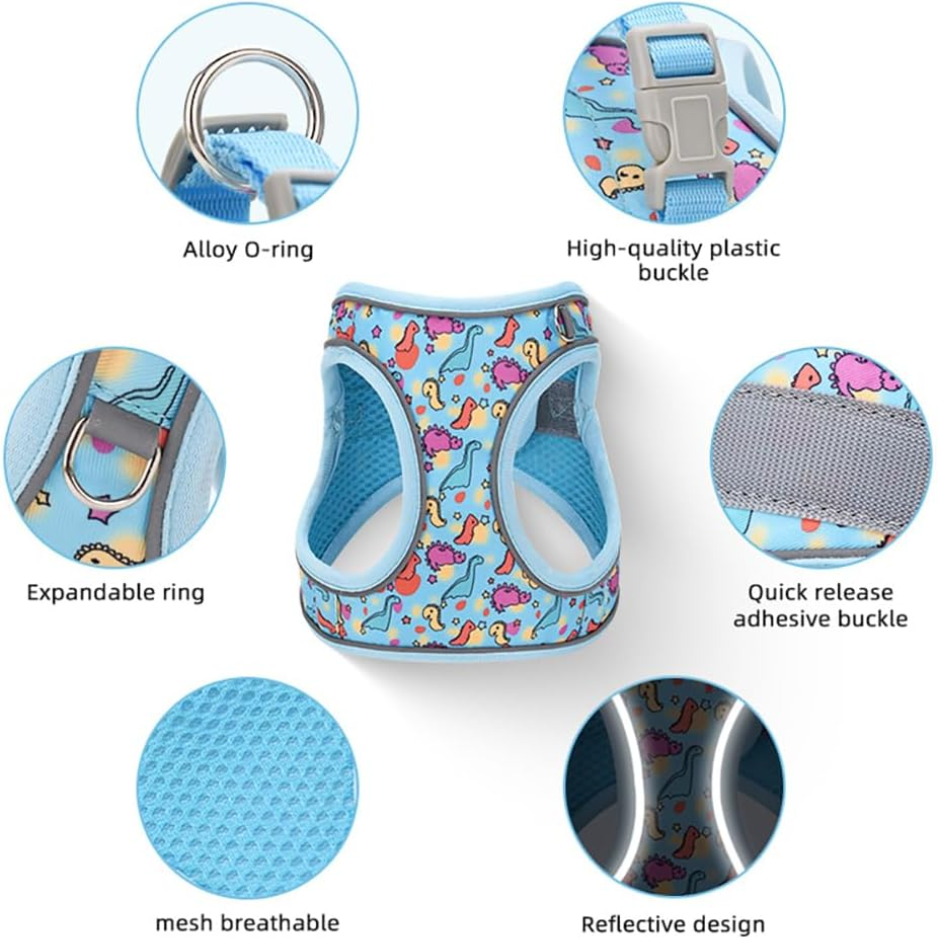 Dog Harness And Leash Set, Pet Vest Harness, Bee XS — image 2