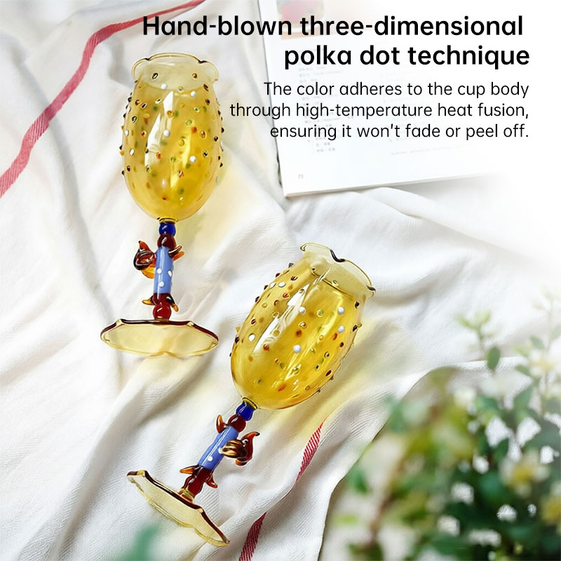 Handcrafted Dachshund Wine Glass – Cute Jelly Bean Dog Goblet, Heat-Resistant Colored Glass for Wine & Champagne — image 5