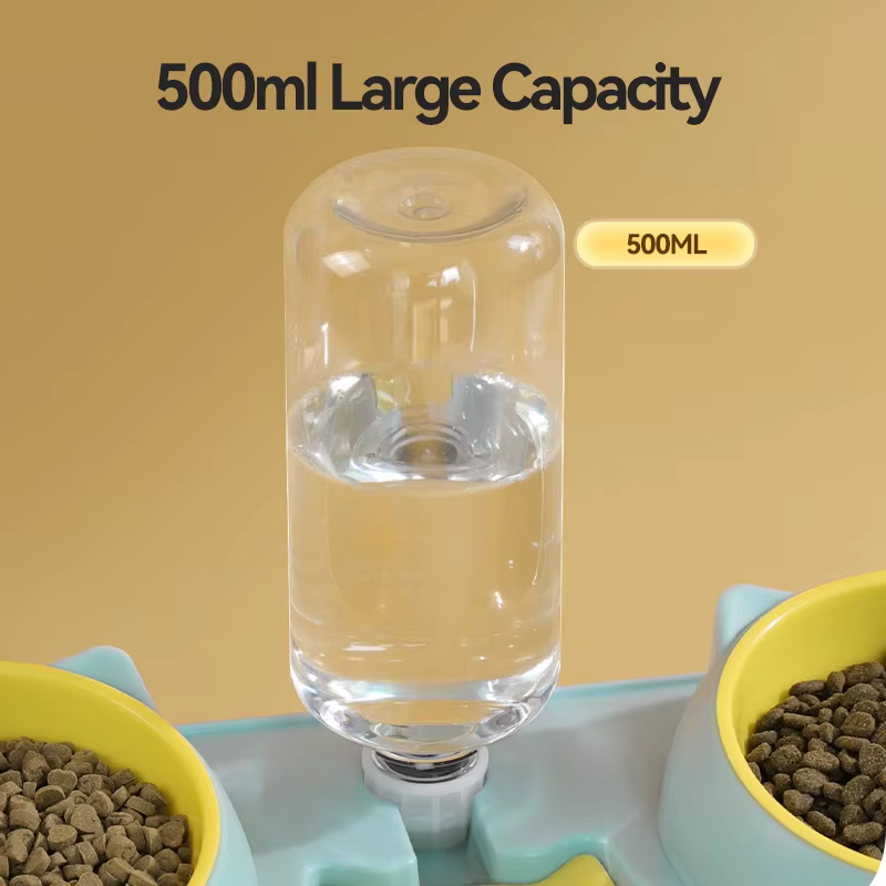 Bolsas de Alimento ROJECO 3 en 1 con Dispositivo de Agua Automático, Relleno de Agua y Comida para Gatos, Separación Húmedo/Seco — imagen 5