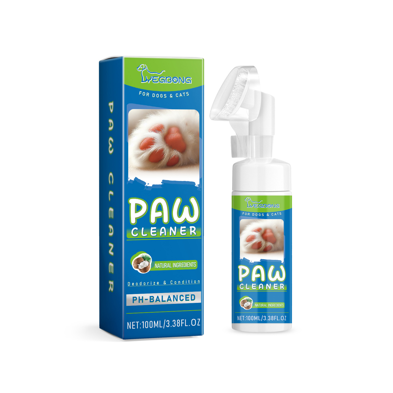 Pet Foot Cleaner Dog And Cat Wash Paws Foot Cleaner Foot Care Foam — image 7