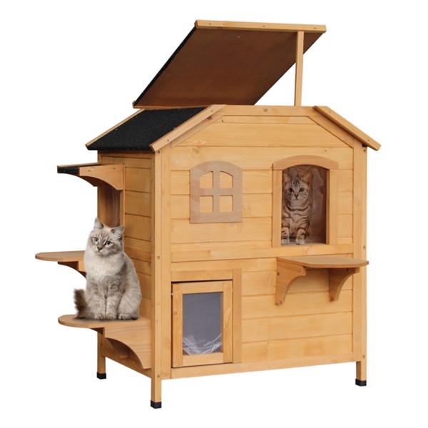 Wooden Cat House — imagen 2
