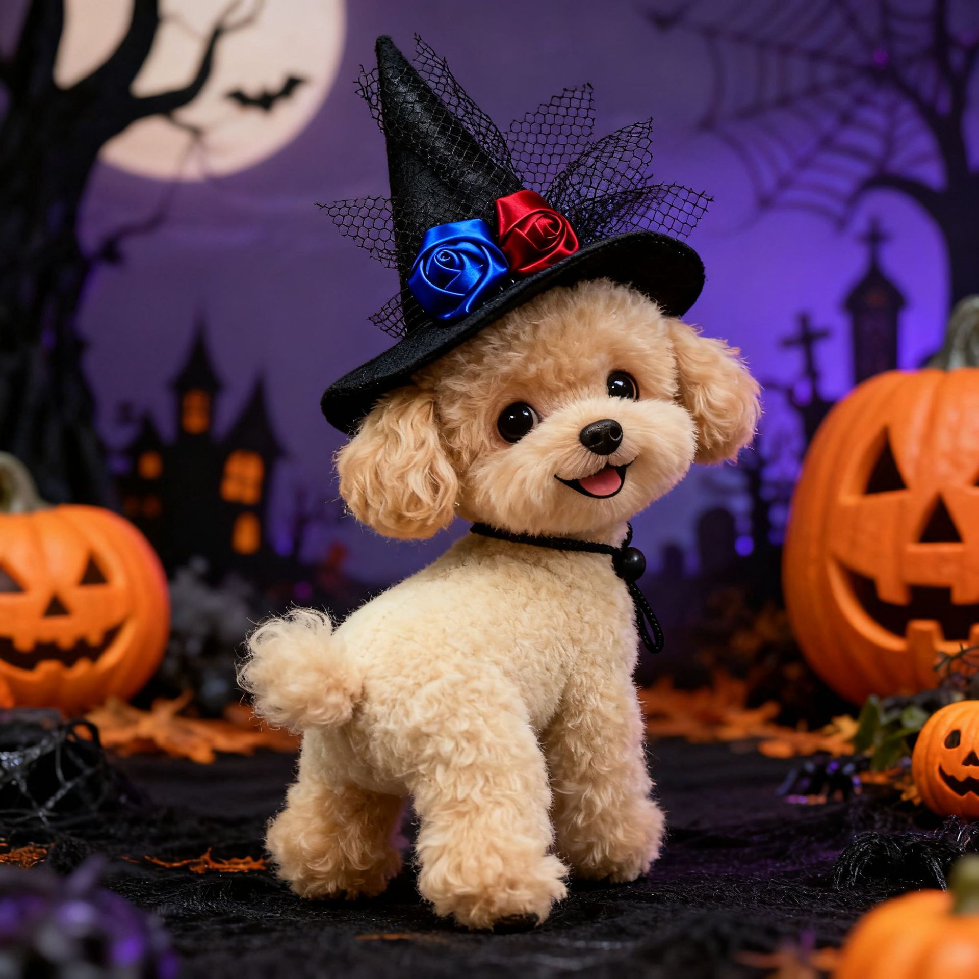 Pet Halloween Hat Creative Pumpkin Devil Spider New Stock Rabbit Pet Dog — image 13