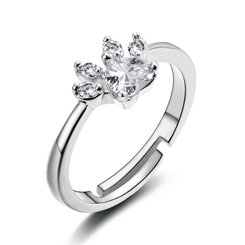 Anillo de Garra de Gato, Oso y Perro para Mujer - Conjunto de Joyas de Moda — imagen 7