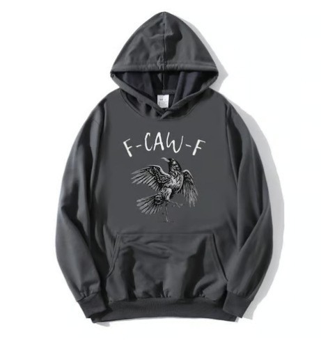Crow Print Hoodie Sweatshirt Men's Casual Sportswear — image 17