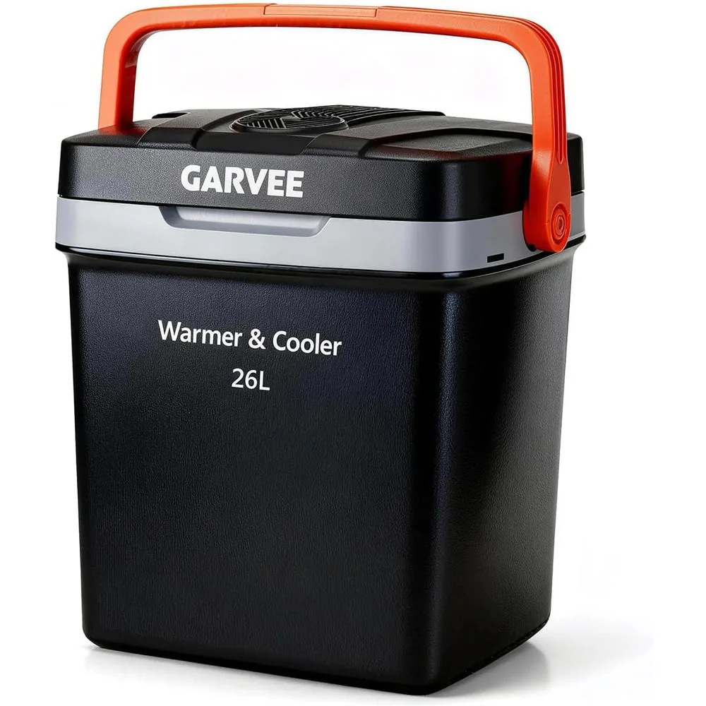 Portable Car Cooler & Warmer, 12V Electric Refrigerator with AC/DC Power