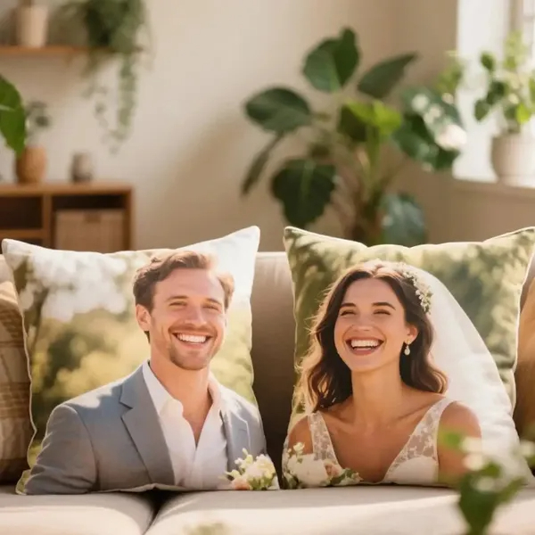 Custom Cushion Personalized Image Upload Fast Printing For Wedding For Pet Lovers - Must Upload The Image — image 7