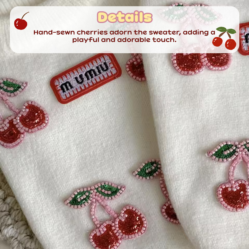 Teddy/Bichon/Maltese Winter Warm Sweater - Cute Fruit-Print Knit — image 8