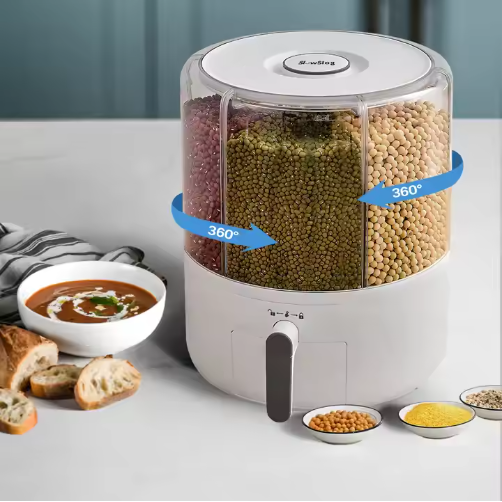 Contenedores de Almacenamiento para Arroz y Comida Animal, Cubos de Grano Cereal — imagen 1