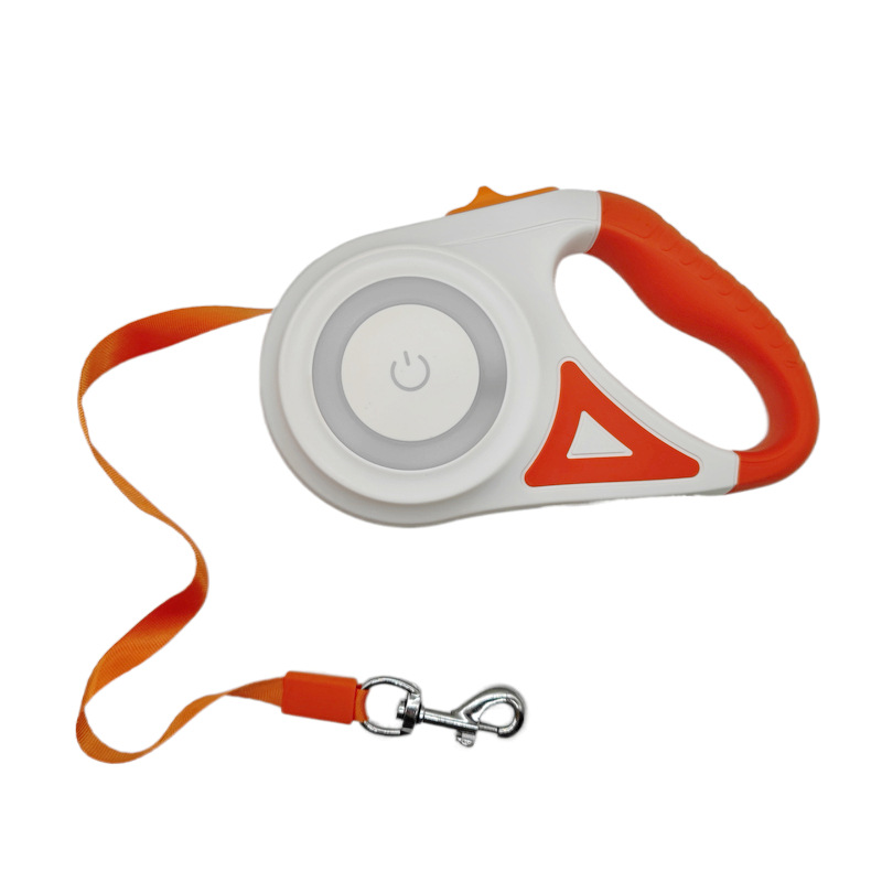 Correa Retráctil Automática para Perro de 3m/5m con Interruptor Táctil, Luz LED de Colores, Correa para Mascotas — imagen 7