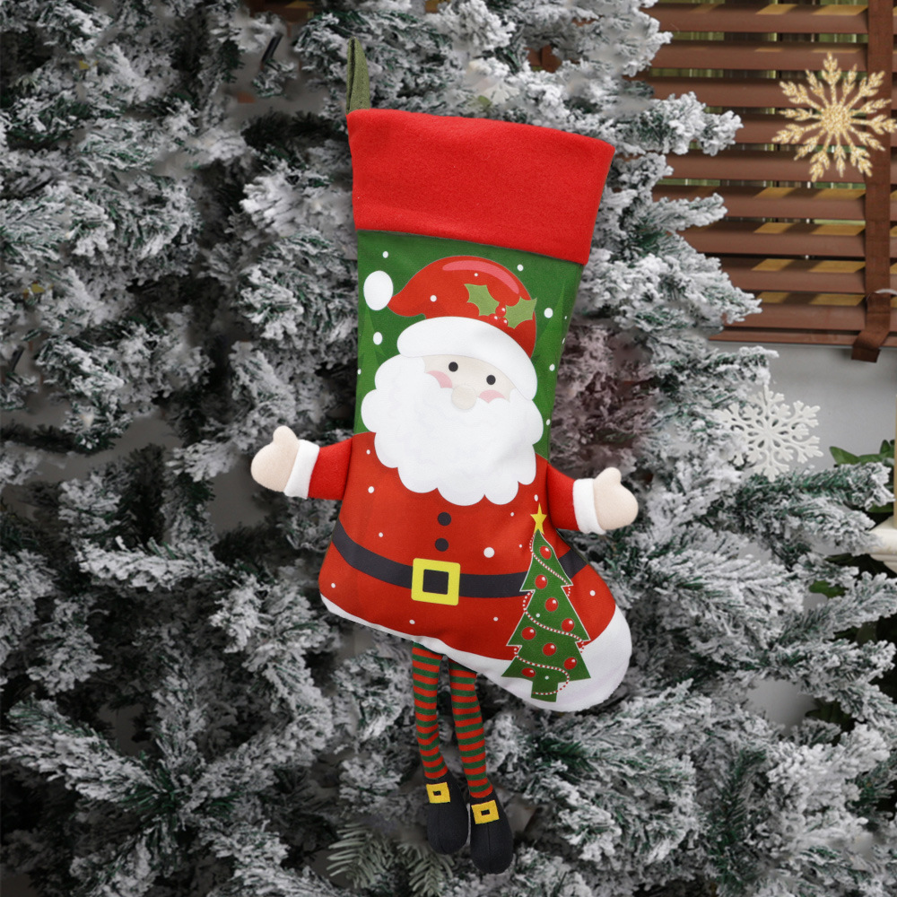 Christmas Decoration Large Santa Claus Elk Snowman Penguin Gift Bag Christmas Pendant Supplies — image 5