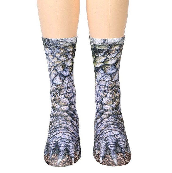 3D Animal Paw Socks Cute Cat Claws Socks Unisex Long Socks — image 3